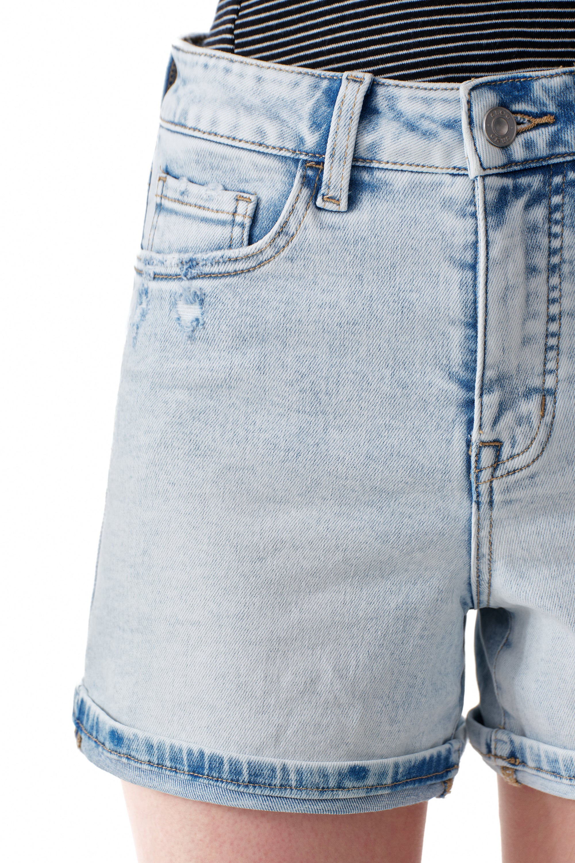 ONESO Casual High Rise Shorts Jeans