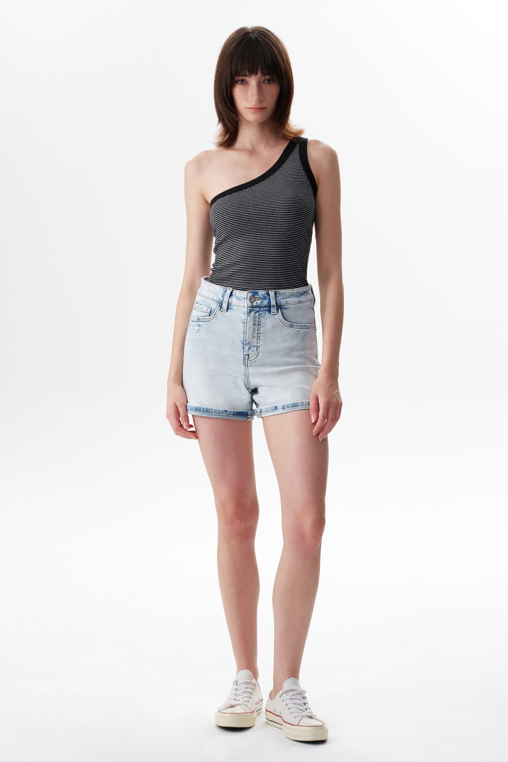 ONESO Casual High Rise Shorts Jeans