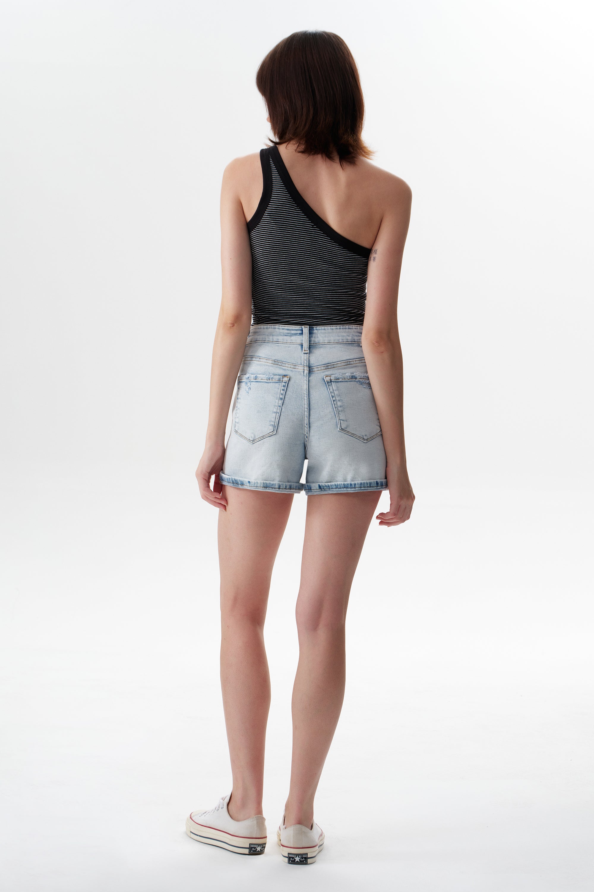 ONESO Casual High Rise Shorts Jeans