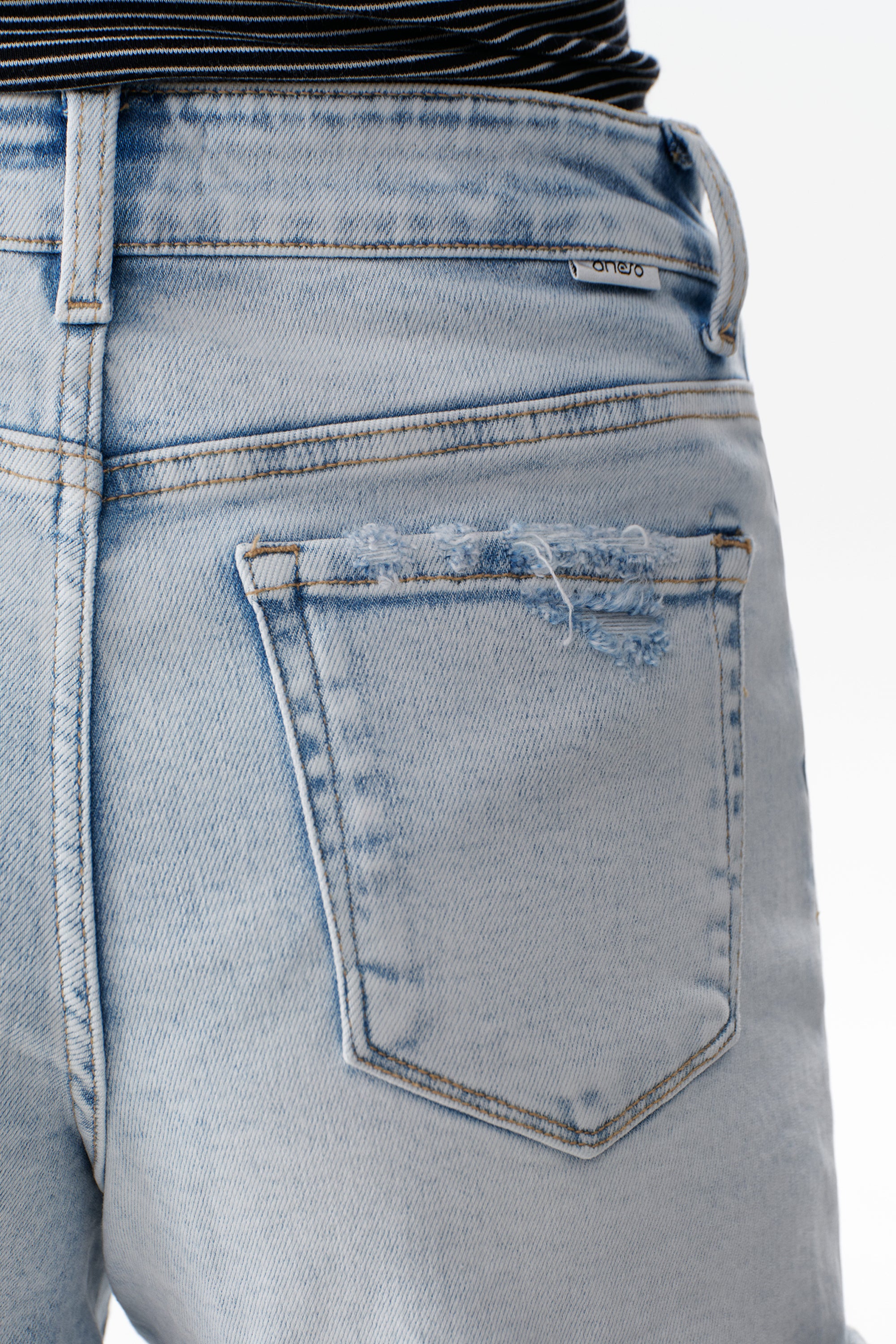 ONESO Casual High Rise Shorts Jeans