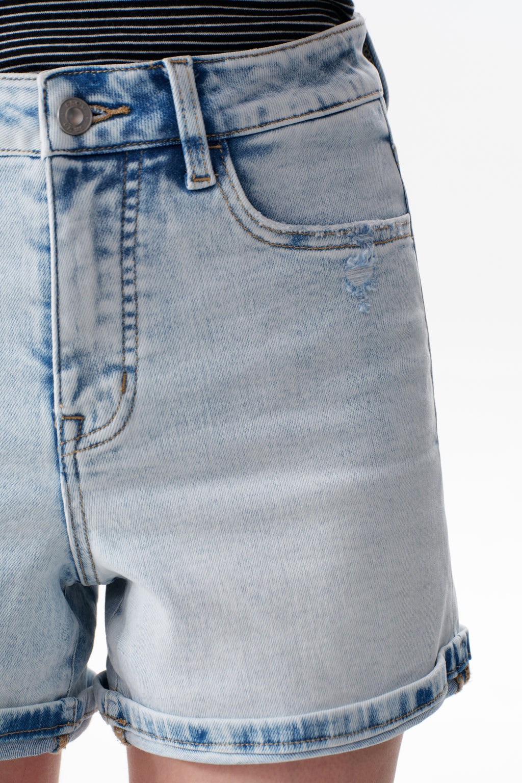 ONESO Casual High Rise Shorts Jeans