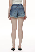 ONESO Effortless Mid Rise Denim Shorts