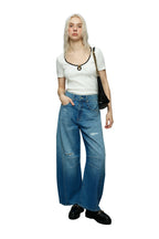 ONESO Vintage High Rise Barrel Jeans