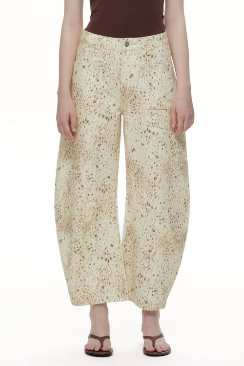 ONESO Bold Mid Rise Barrel Jeans