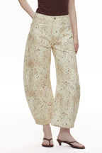 ONESO Bold Mid Rise Barrel Jeans