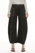 ONESO Bold Mid Rise Barrel Jeans