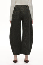 ONESO Bold Mid Rise Barrel Jeans