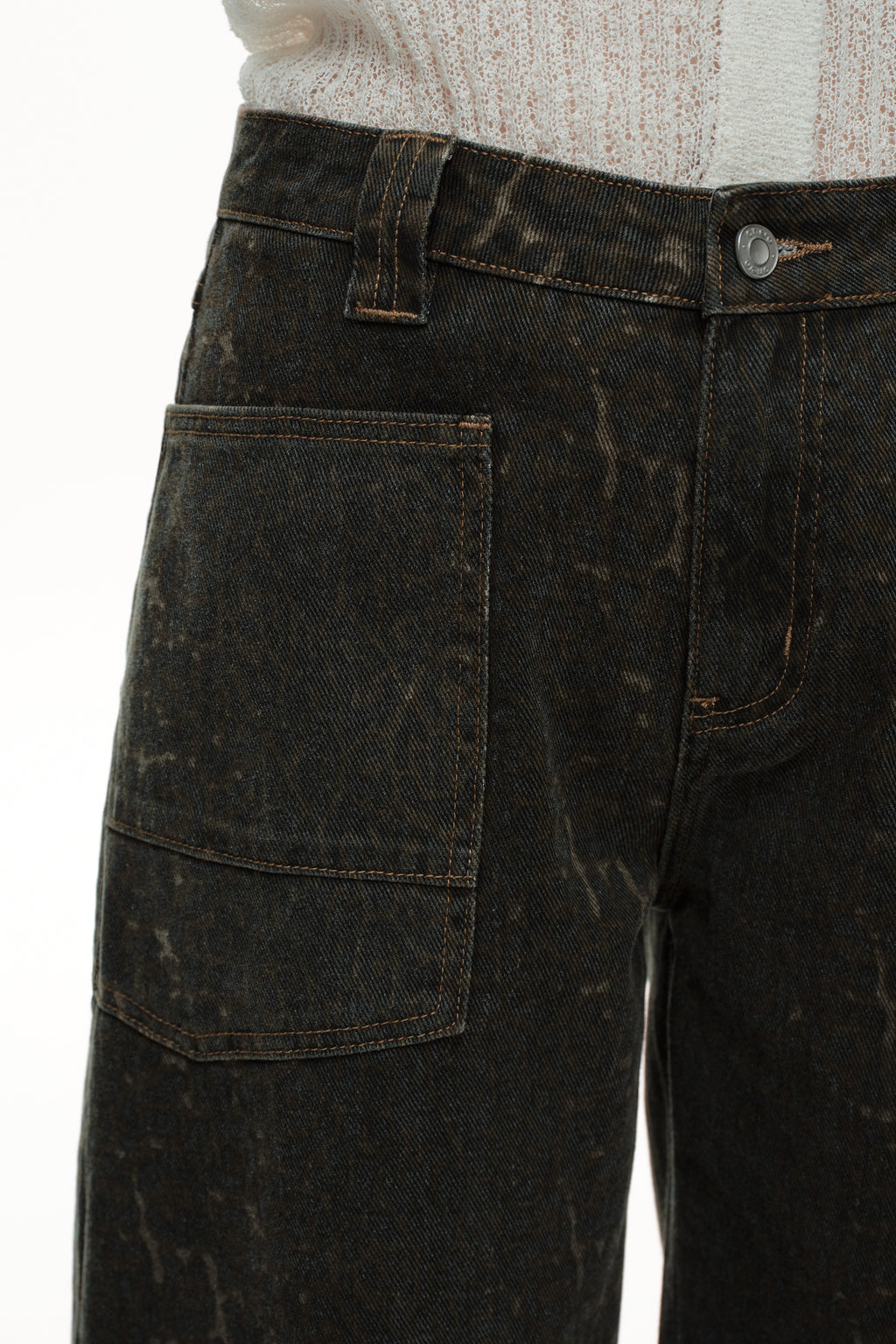 ONESO Bold Mid Rise Barrel Jeans