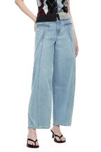 ONESO Modern High Rise Barrel Jeans