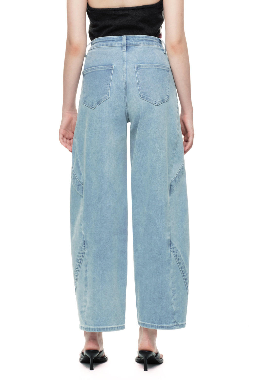 ONESO Modern High Rise Barrel Jeans