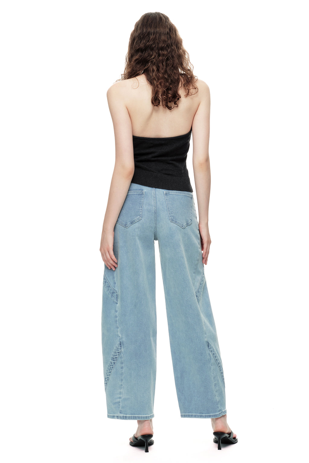 ONESO Modern High Rise Barrel Jeans