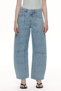 ONESO Modern High Rise Barrel Jeans