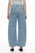 ONESO Modern High Rise Barrel Jeans