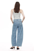 ONESO Modern High Rise Barrel Jeans