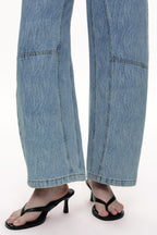 ONESO Modern High Rise Barrel Jeans