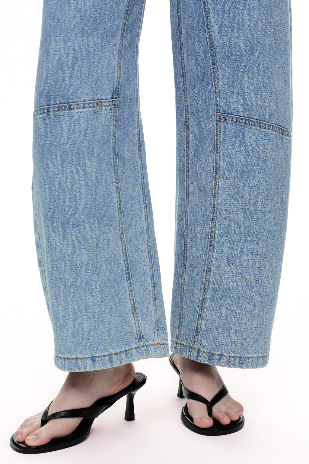ONESO Modern High Rise Barrel Jeans