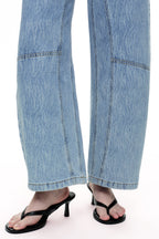 ONESO Modern High Rise Barrel Jeans