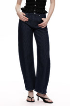 ONESO Distinctive Mid Rise Barrel Jeans