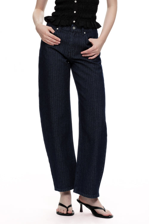 ONESO Distinctive Mid Rise Barrel Jeans