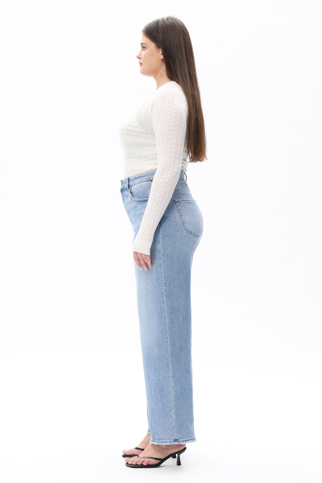 ONESO Classic High Rise Straight Jeans