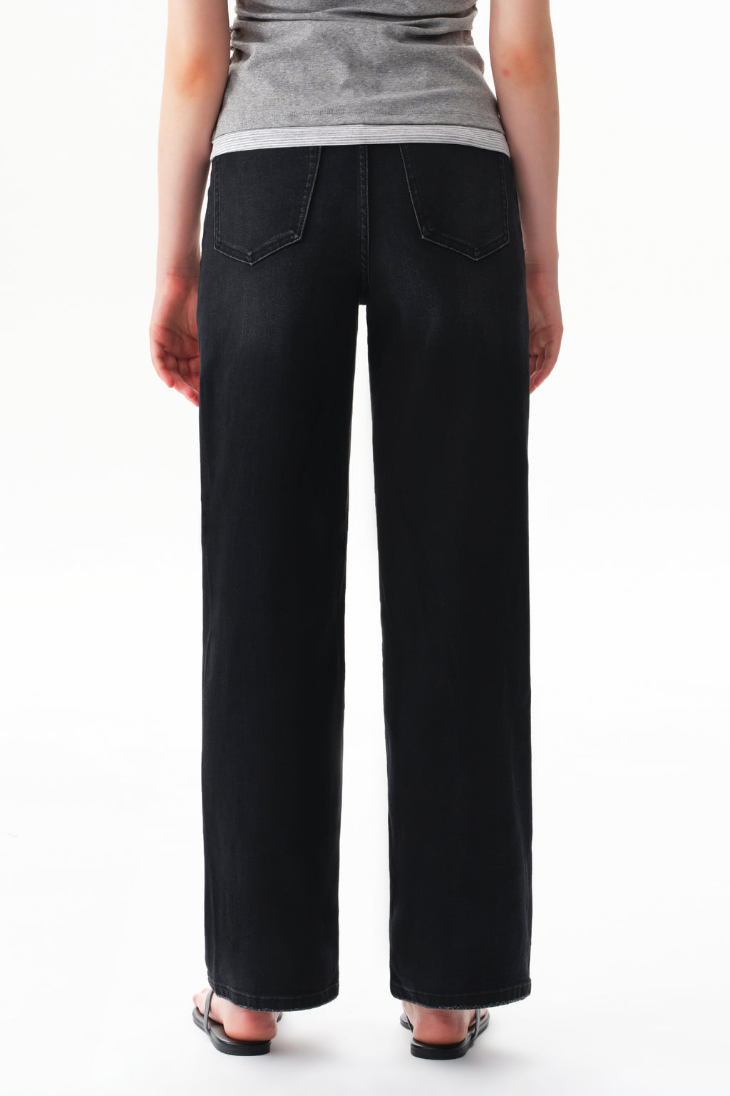 ONESO Polished High Rise Straight Jeans