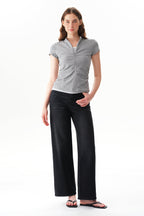 ONESO Polished High Rise Straight Jeans