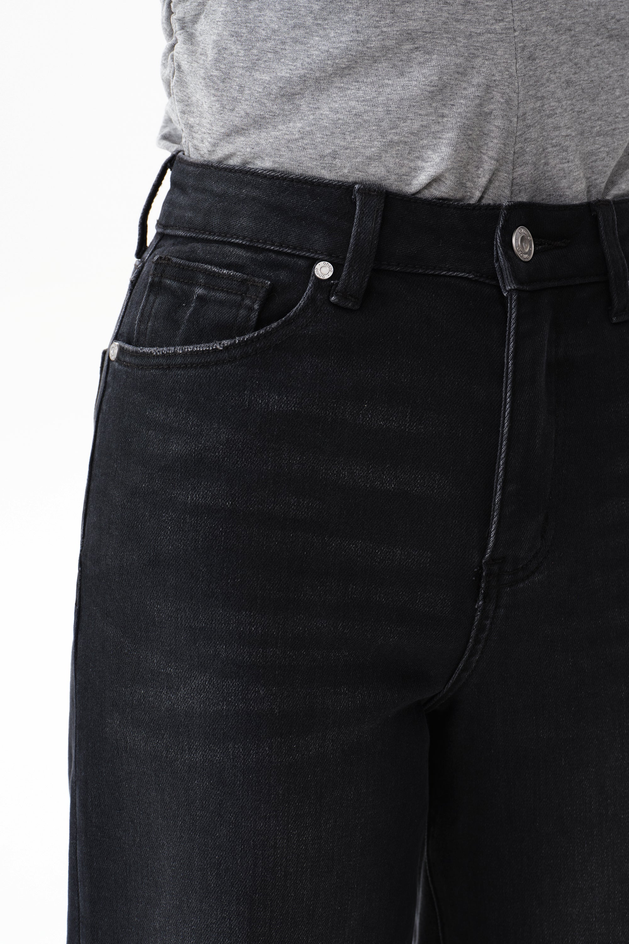 ONESO Polished High Rise Straight Jeans