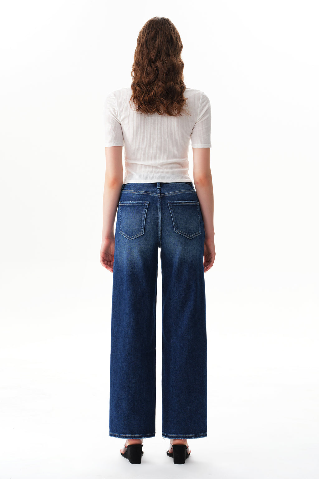 ONESO Polished High Rise Straight Jeans
