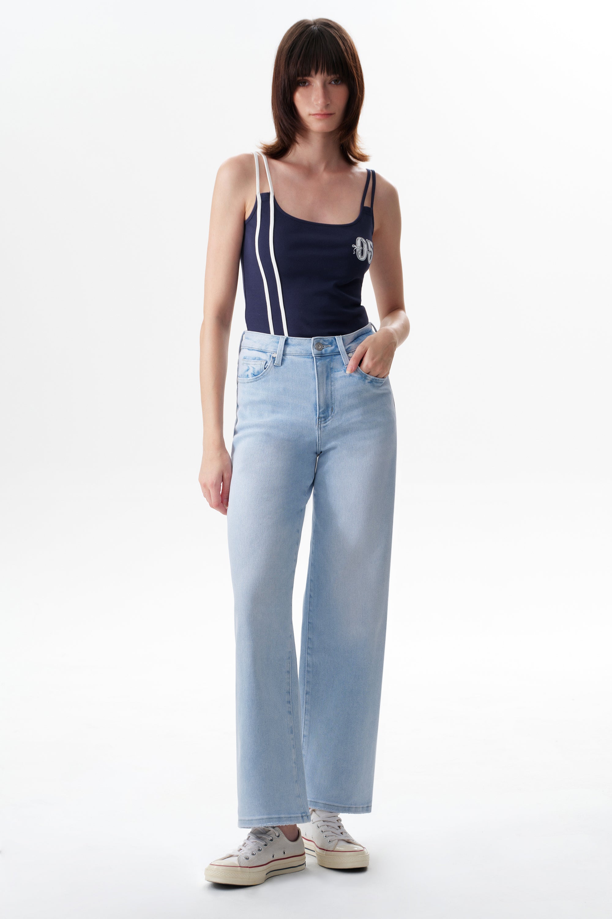 Timeless High Rise Straight Jeans