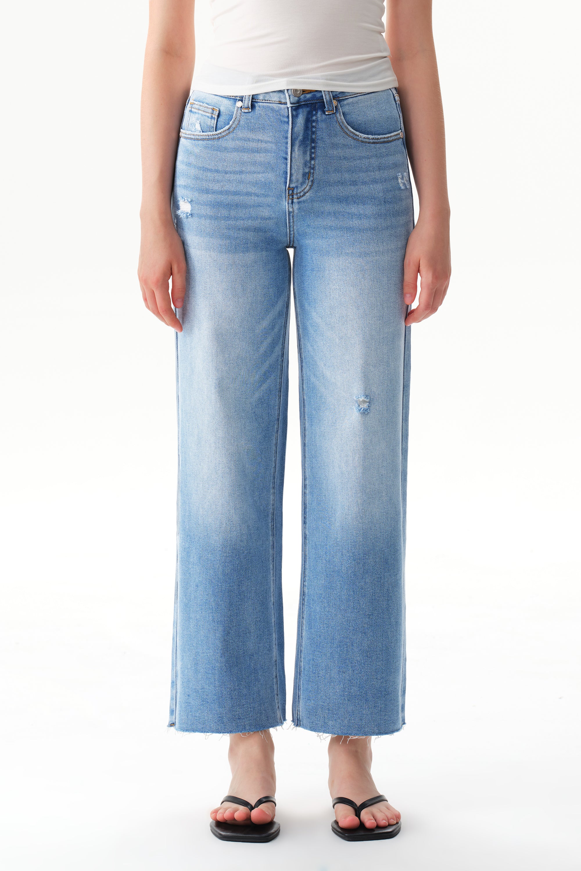 ONESO Vintage High Rise Straight Jeans
