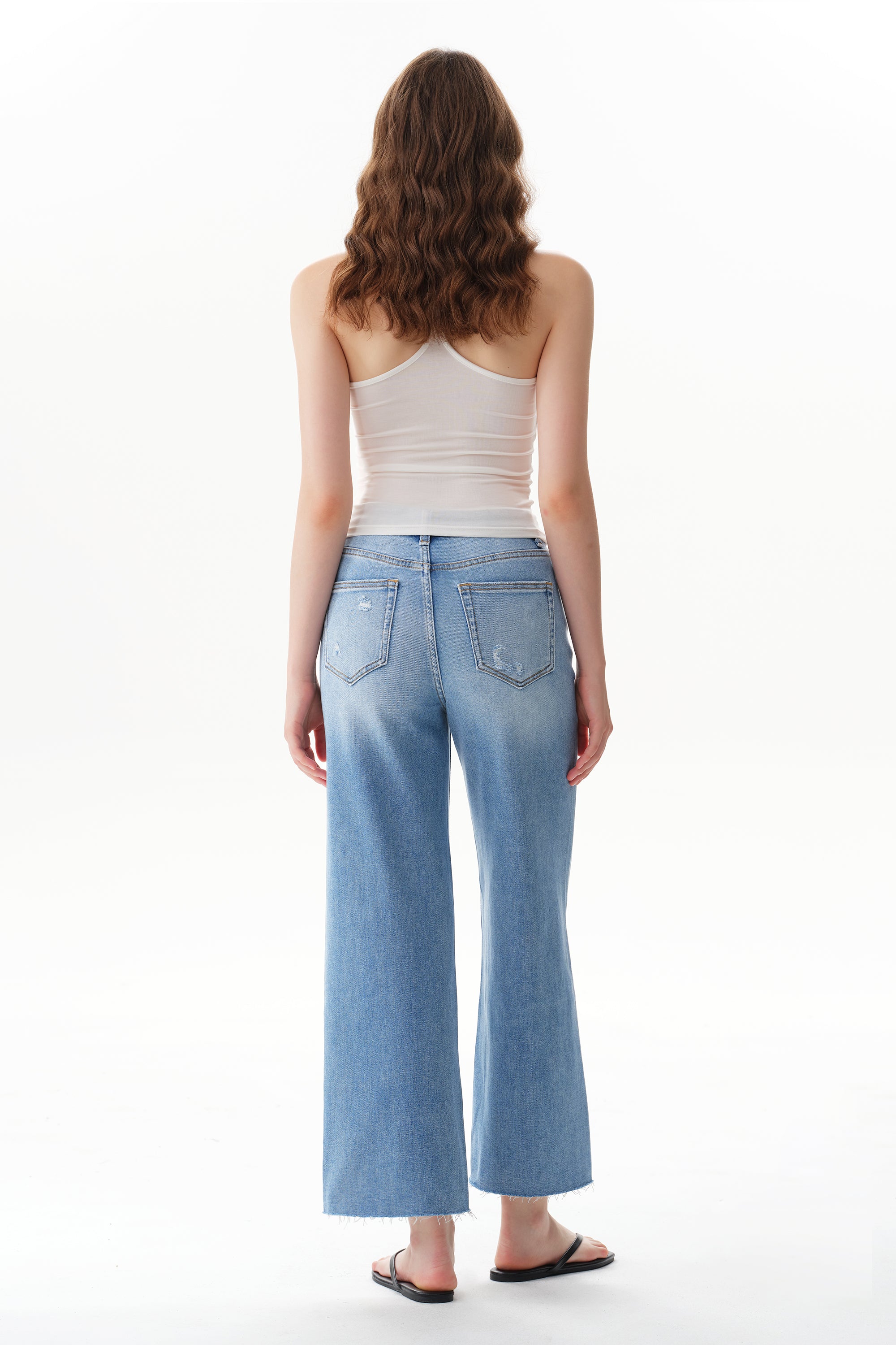 ONESO Vintage High Rise Straight Jeans
