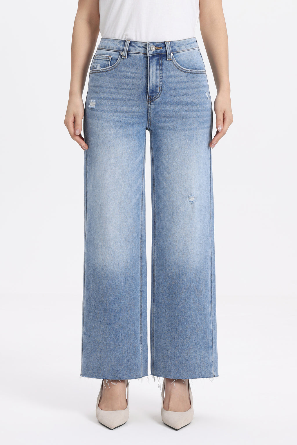 ONESO Vintage High Rise Straight Jeans