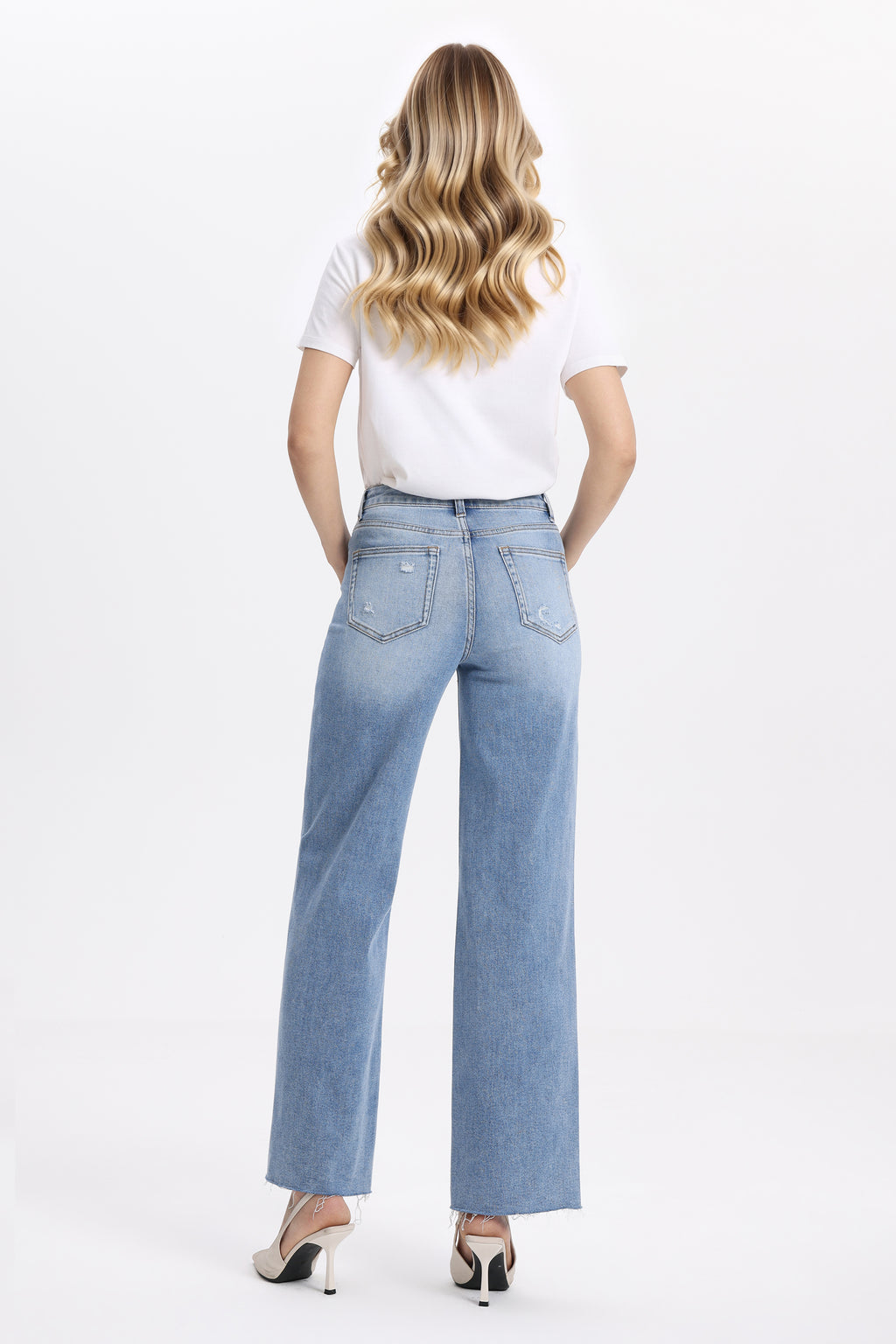 ONESO Vintage High Rise Straight Jeans