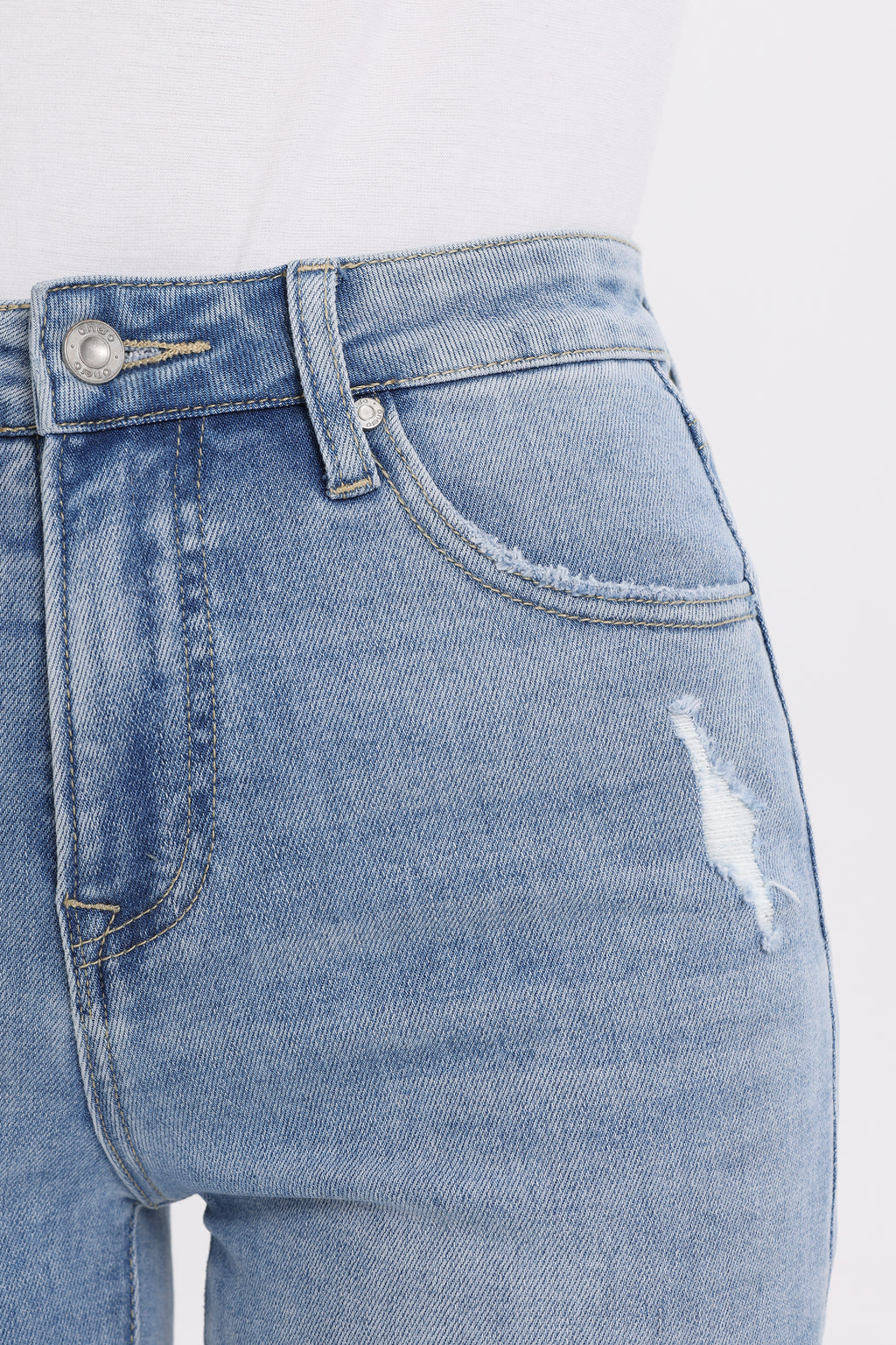 ONESO Vintage High Rise Straight Jeans