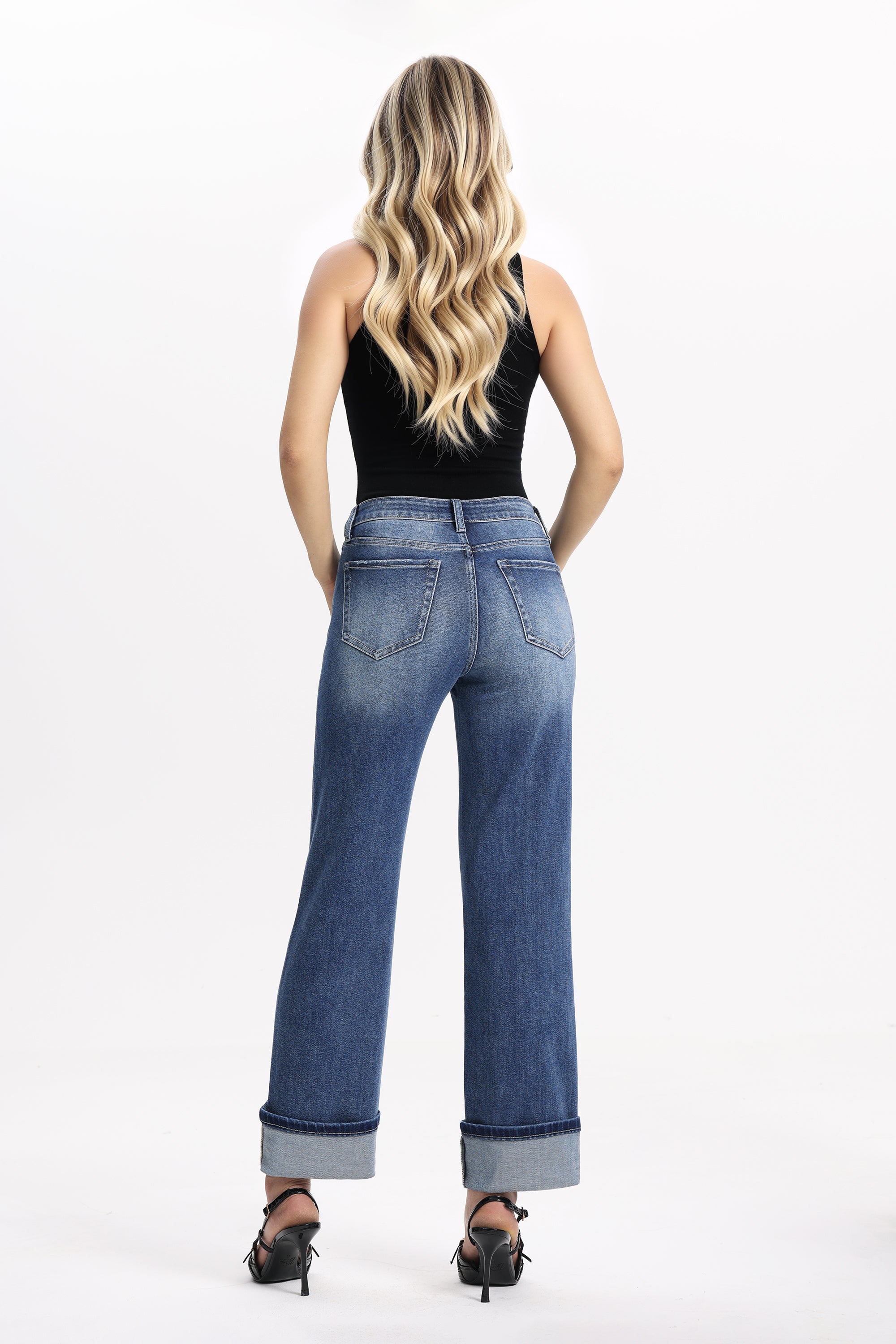 ONESO Modern Classic Mid Rise Straight Jeans