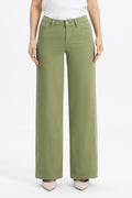 ONESO Earthy Mid Rise Wide Leg Jeans