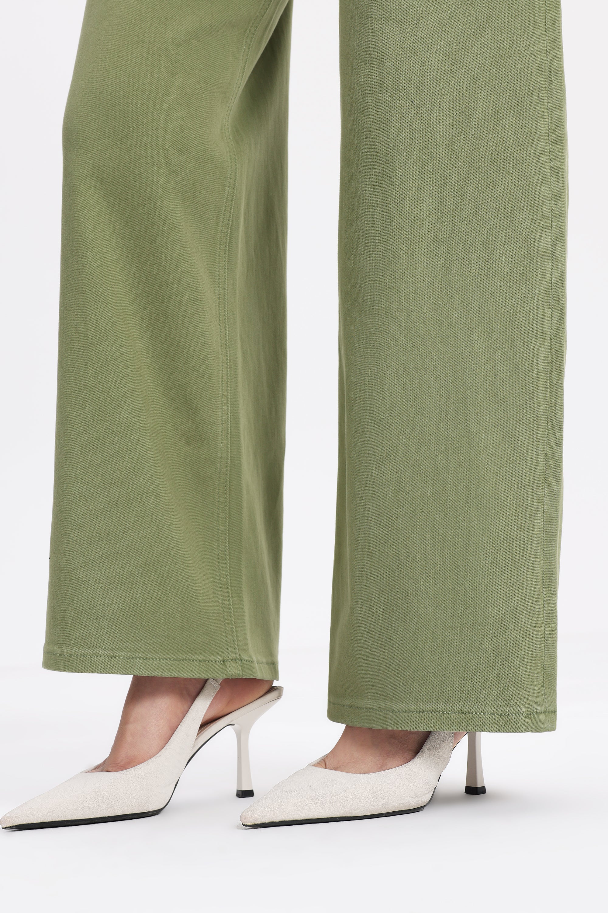 ONESO Earthy Mid Rise Wide Leg Jeans
