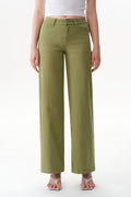 ONESO Earthy Mid Rise Wide Leg Jeans