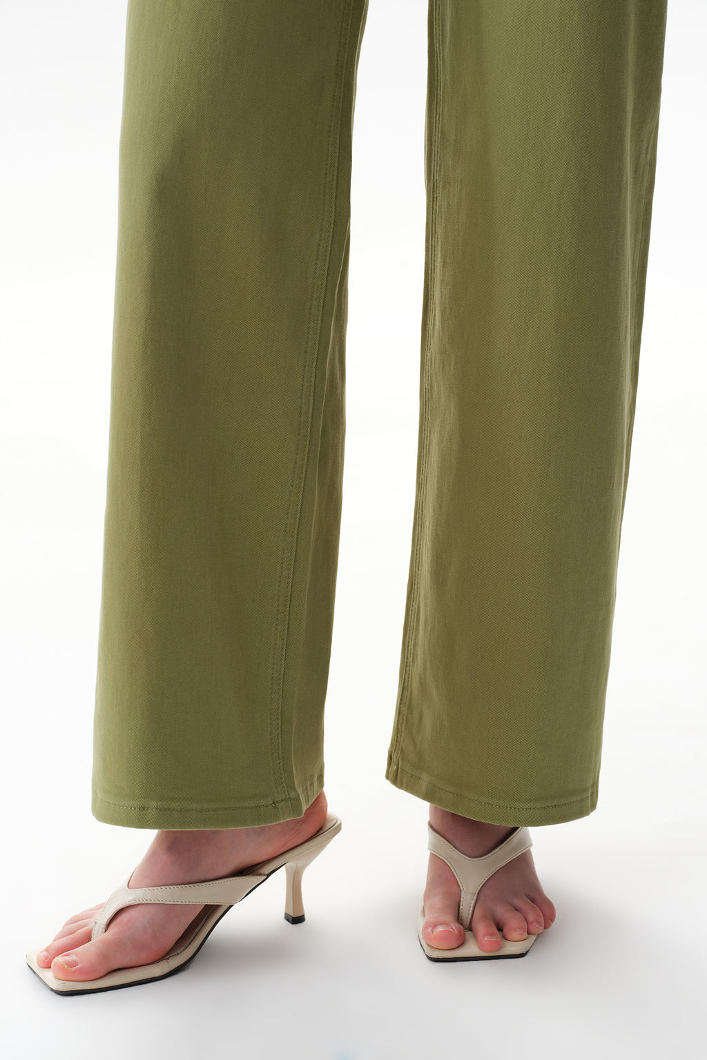 ONESO Earthy Mid Rise Wide Leg Jeans