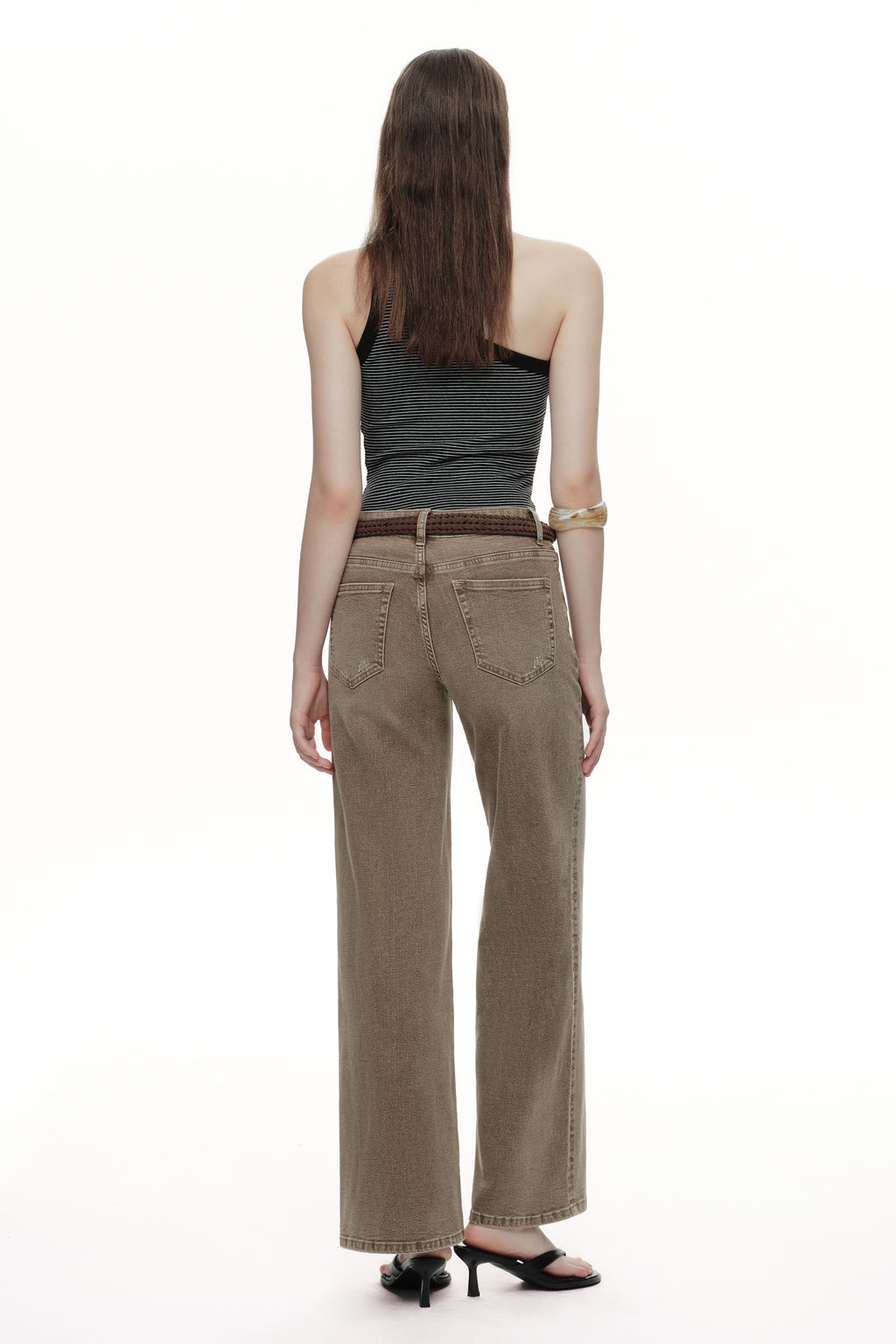 ONESO Modern Mid Rise Wide Leg Jeans