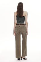 ONESO Modern Mid Rise Wide Leg Jeans