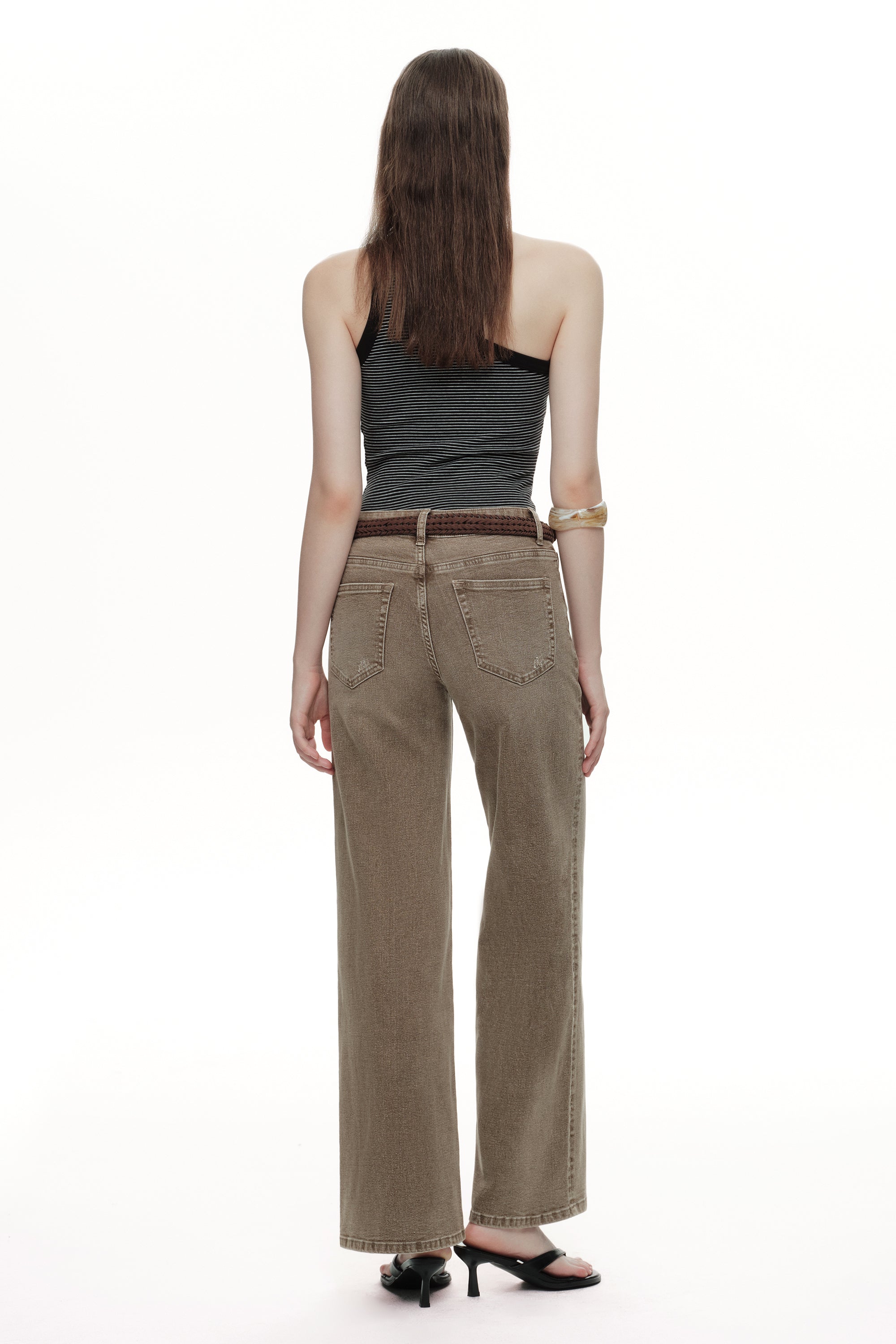 ONESO Modern Mid Rise Wide Leg Jeans
