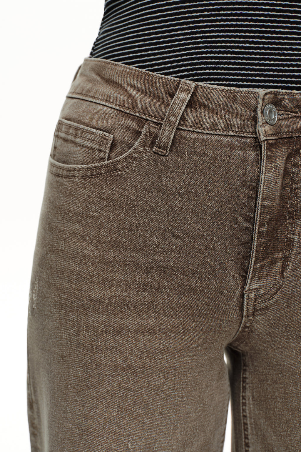 ONESO Modern Mid Rise Wide Leg Jeans