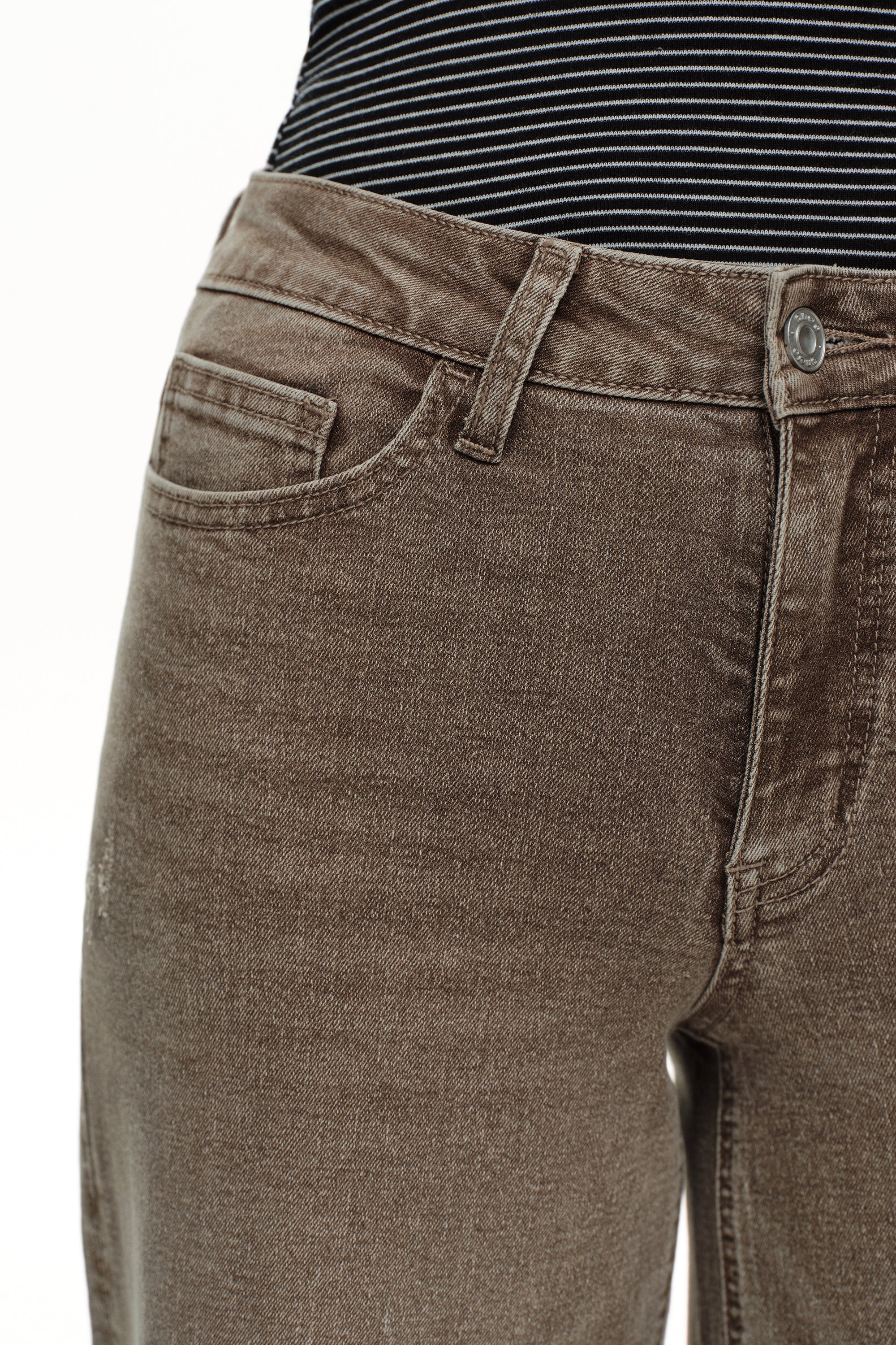 ONESO Modern Mid Rise Wide Leg Jeans