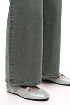 ONESO Modern Utility Mid Rise Wide Leg Jeans