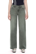 ONESO Modern Utility Mid Rise Wide Leg Jeans