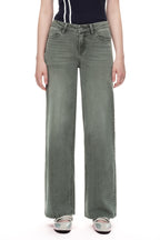 ONESO Modern Utility Mid Rise Wide Leg Jeans