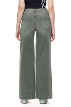 ONESO Modern Utility Mid Rise Wide Leg Jeans