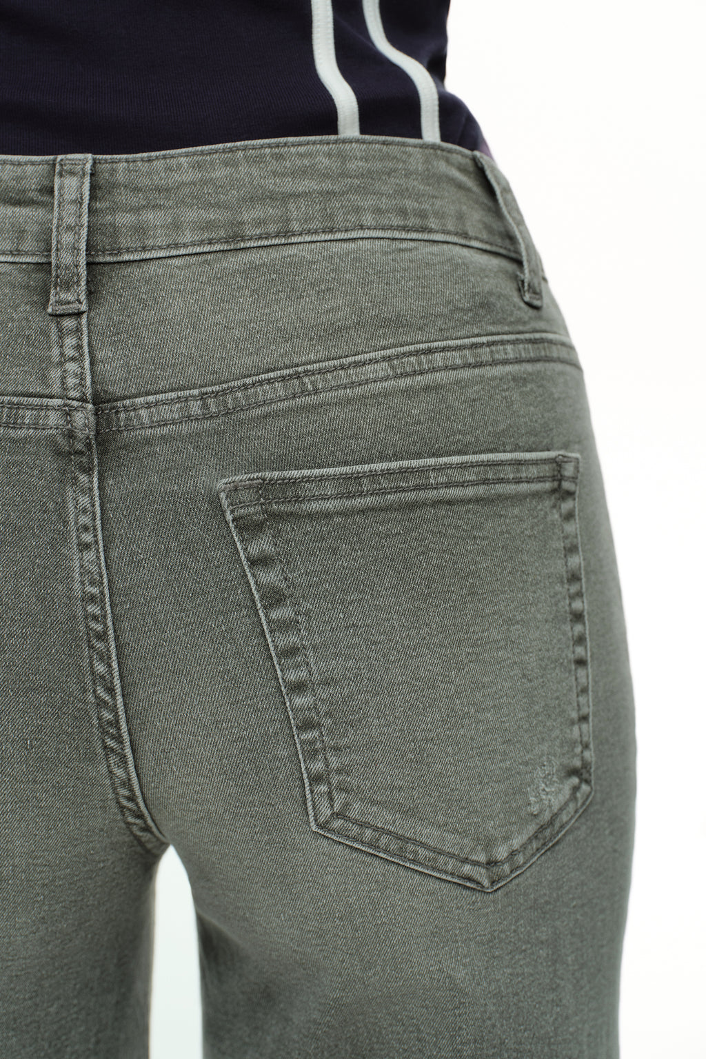 ONESO Modern Utility Mid Rise Wide Leg Jeans