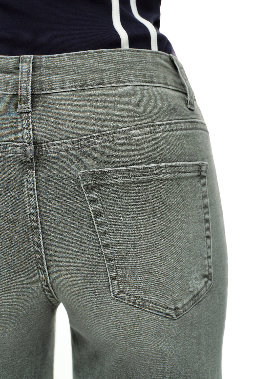 ONESO Modern Utility Mid Rise Wide Leg Jeans